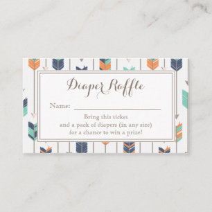 Tarjeta De Recepción Billete de casquillo del chico de las filas tribal