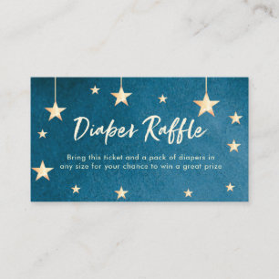 Tarjeta De Recepción Billete de Diaper Raffle   Pequeña estrella de Twi