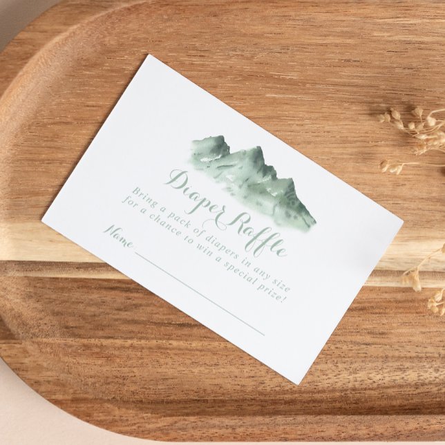 Tarjeta De Recepción Billete de pañal Raffle de Green Mountain Country (Subido por el creador)