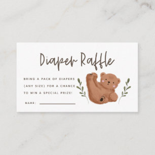 Tarjeta De Recepción Billete de papel de barro de aguijón Baby Shower