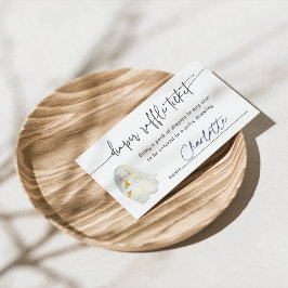 Tarjeta De Recepción Billete de Raffle Raffle de Halloween Ghost Baby S