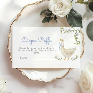 Tarjeta De Recepción Billete de rifa de Diaper Goose