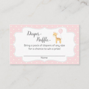 Tarjeta De Recepción Billetes de Baby Shower de guijarros rosados