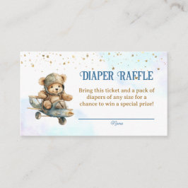 Tarjeta De Recepción Billetes de baraja de Baby Shower Diaper para el a