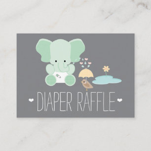 Tarjeta De Recepción Billetes de Raffles de Pájaro Pequeño