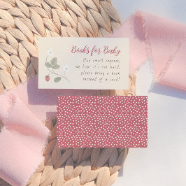 Tarjeta De Recepción Birds & Berries Nesting Party Books for Baby