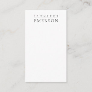 Tarjeta De Recepción Blanco negro minimalista moderno plano
