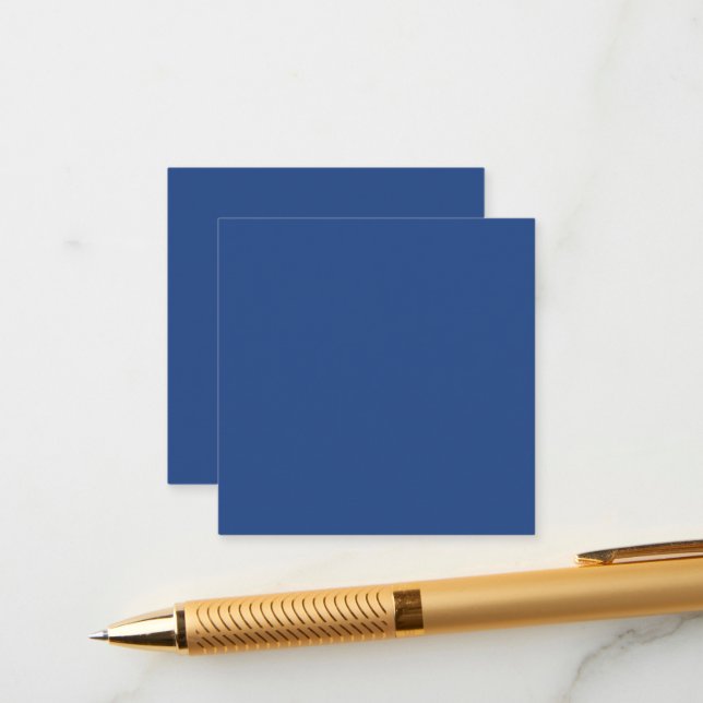 Tarjeta De Recepción Blank Crea tu propio - Azul profundo (Anverso/Reverso In Situ)