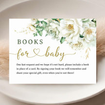 Bloom Floral Baby Shower Books Para El Gabinete De