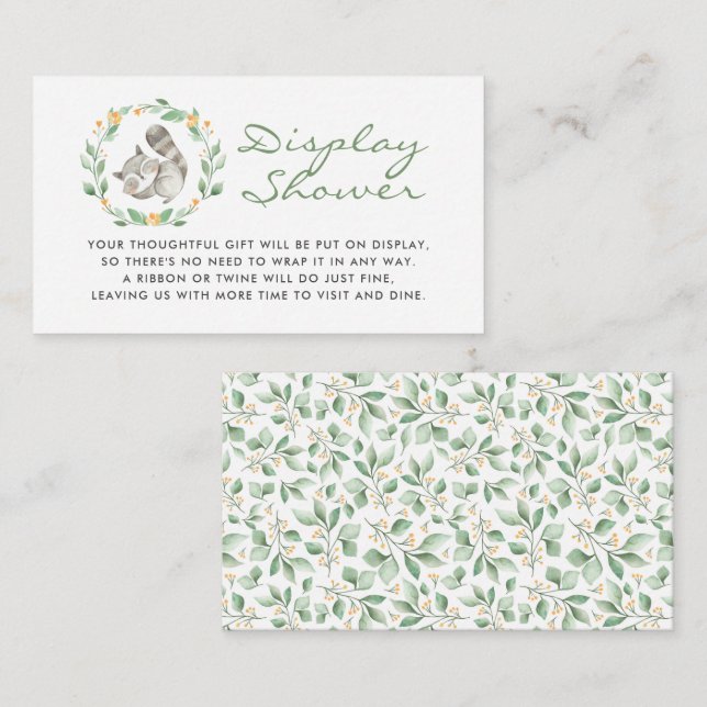 Tarjeta De Recepción Blue Baby Booties Baby Shower Display Shower (Anverso / Reverso)