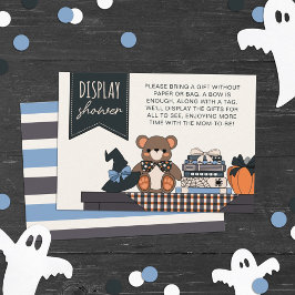 Tarjeta De Recepción Blue Boy Halloween Baby Shower Display Shower