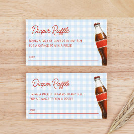 Tarjeta De Recepción Blue Ready to Pop Soda Cola Personalizado