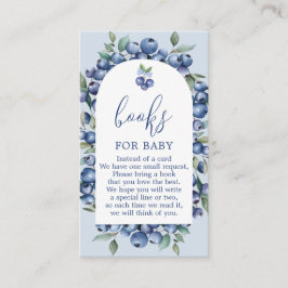 Tarjeta De Recepción Blueberry Books for Baby Request Card
