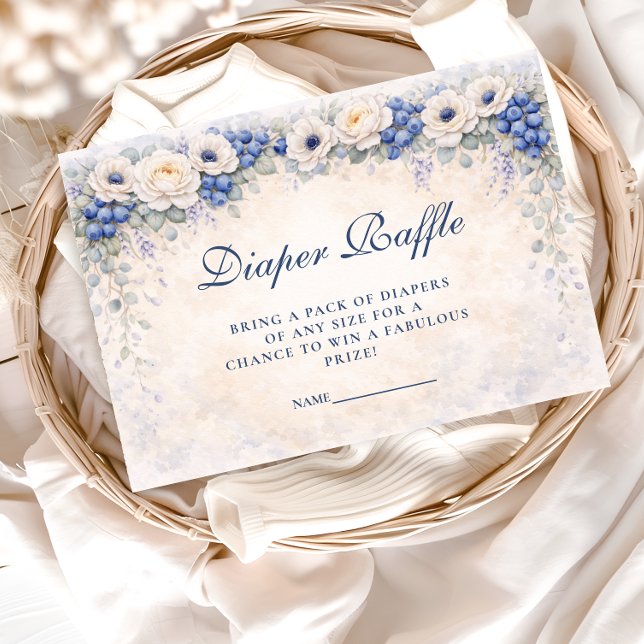Tarjeta De Recepción Blueberry Cottage Garden Diapper Raffle (Subido por el creador)