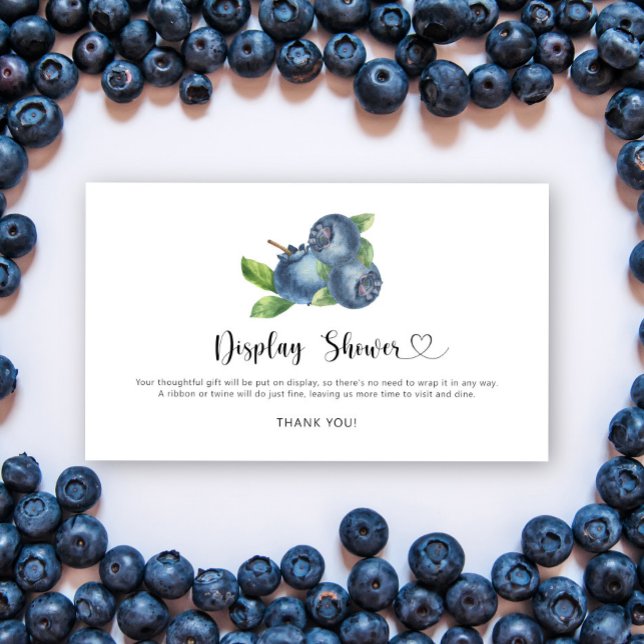 Tarjeta De Recepción Blueberry - ducha de pantalla (Subido por el creador)