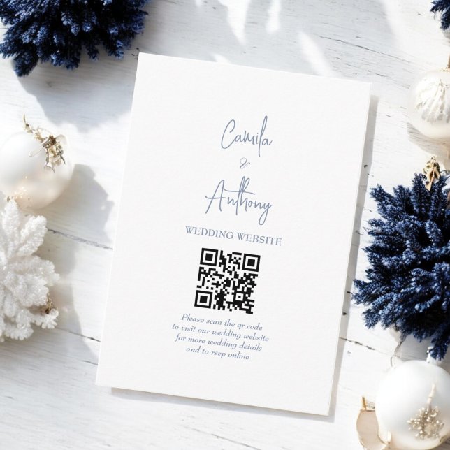 Tarjeta De Recepción Boda azul (Subido por el creador)