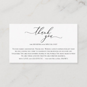 Tarjeta De Recepción Boda Blanca Fiesta Ceremonia Foto Agradecimiento