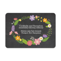 Boda Boho Corona de Bosque en Pizarra