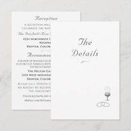 Tarjeta De Recepción Boda Católica Gracia Nupcial 