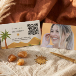 Tarjeta De Recepción Boda clásica viral del desierto de terracota boho