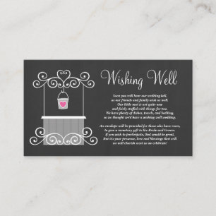 Tarjeta De Recepción Boda de Chalkboard deseando lo mejor