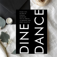 Boda de danza DANZA con gran monograma ultra moder