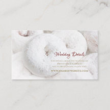 Boda de Donut de Azúcar en Polvo