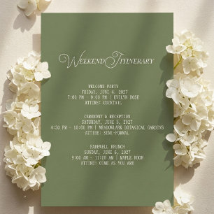 Tarjeta De Recepción Boda de encaje oliva de dinero antiguo