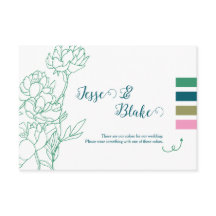 Boda de flores de peones de mano verde