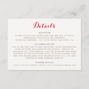 Tarjeta De Recepción Boda de flores silvestres boho naranja púrpura