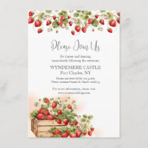 Boda de fresas acuáticas