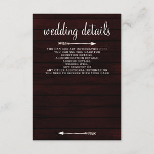 Tarjeta De Recepción Boda de girasoles florales de madera de grano de B