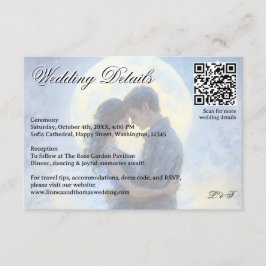 Tarjeta De Recepción Boda de la luna Celestial Love Night Sky Theme