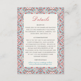 Tarjeta De Recepción Boda de lujo metálico geométrico brillante