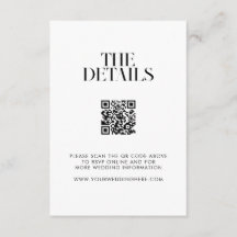 Boda de Moda moderna Minimalista en blanco y negro