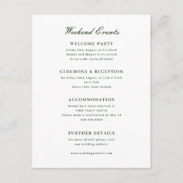 Tarjeta De Recepción Boda de Monograma Floral Tropical