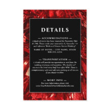 Boda de Navidades negros y blancos modernos