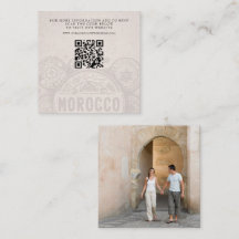 Boda de pasaporte de Marruecos QR