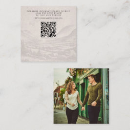 Tarjeta De Recepción Boda de Passport de Irlanda QR