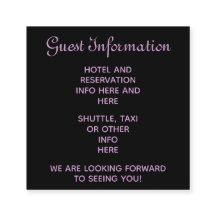 Boda de vapor morado reserva información