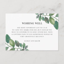 Boda de vegetación acuática que desea lo mejor