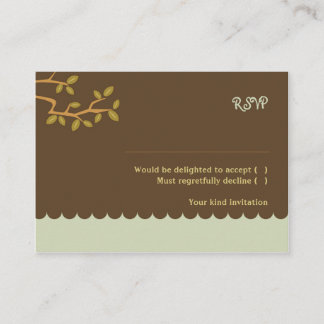 Tarjeta De Recepción Boda del libro de cuentos de búho y paussitas (azu