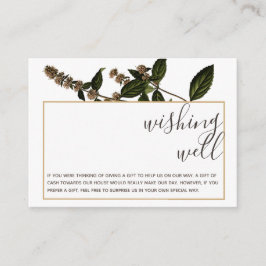 Tarjeta De Recepción Boda del Oro Rústico Vintage Floral