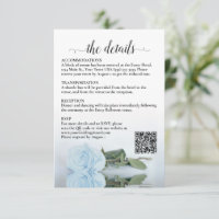 Boda detalla el código QR del Rosa azul turbio cla
