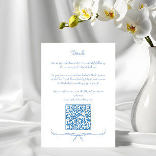 Tarjeta De Recepción Boda Divertida y Original con Garabatos a Mano