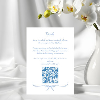 Tarjeta De Recepción Boda Divertida y Original con Garabatos a Mano