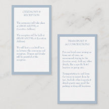 Boda elegante azul y blanco