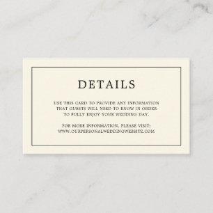 Tarjeta De Recepción Boda elegante con monograma amarillo mantequilla m