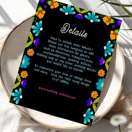 Tarjeta De Recepción Boda elegante de fiesta