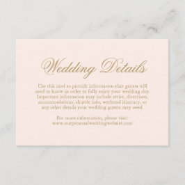 Tarjeta De Recepción Boda elegante formal rosada tradicional de Rubor